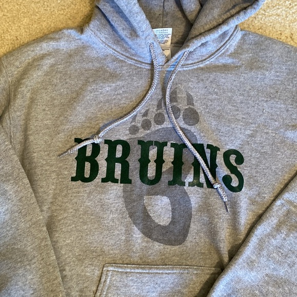 St. Bede Bruins sweatshirt Gray Size S - Picture 3 of 4